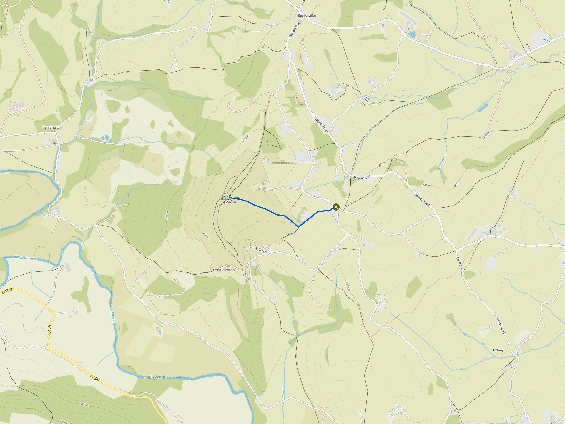 Easy hikes and walks around Wormbridge | Komoot